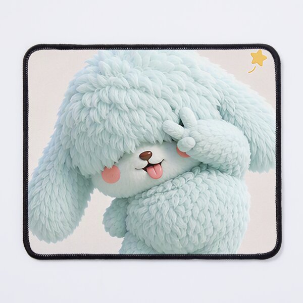 Item preview, Cute fluffy blue puppy designed and sold by wonghong.