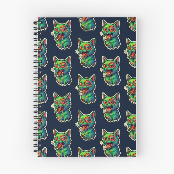 Item preview, Colorful melting zombie cat designed and sold by Lensnote27.