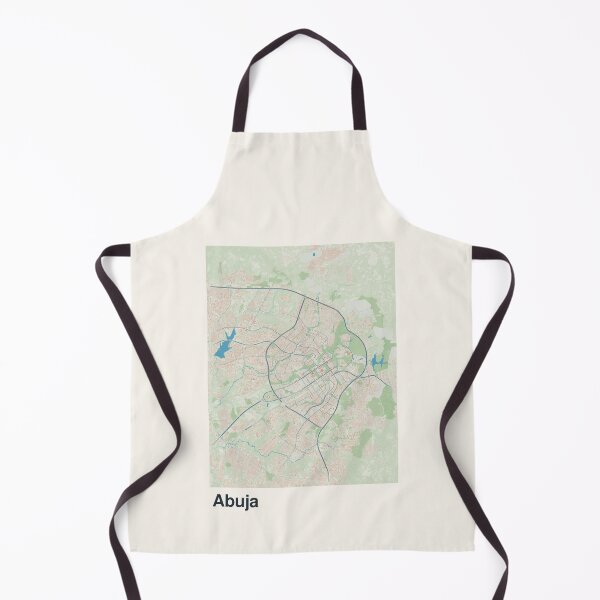 Item preview, Abuja Minimalistic Map Art designed and sold by MapsNerd.