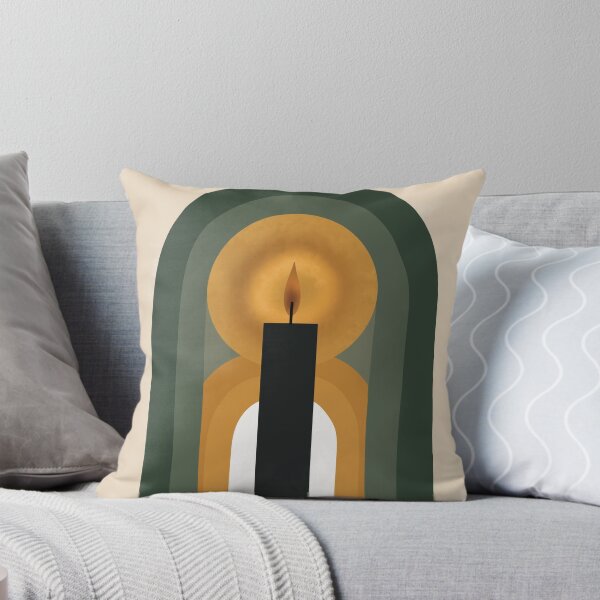 Item preview, Boho Holiday & Winter Candle with Arch designed and sold by ByBiancaArt.