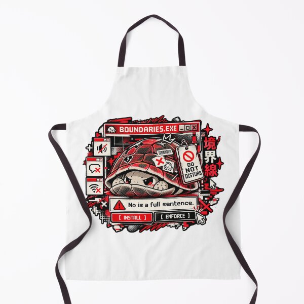 Item preview, Boundaries Exe - No Is A Full Sentence Funny Turtle designed and sold by Visual Dept..