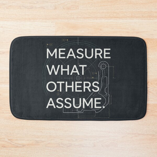 Item preview, Measure What Others Assume Metrology Engineer Measurement Design designed and sold by Amr Darwish Graphic designer.