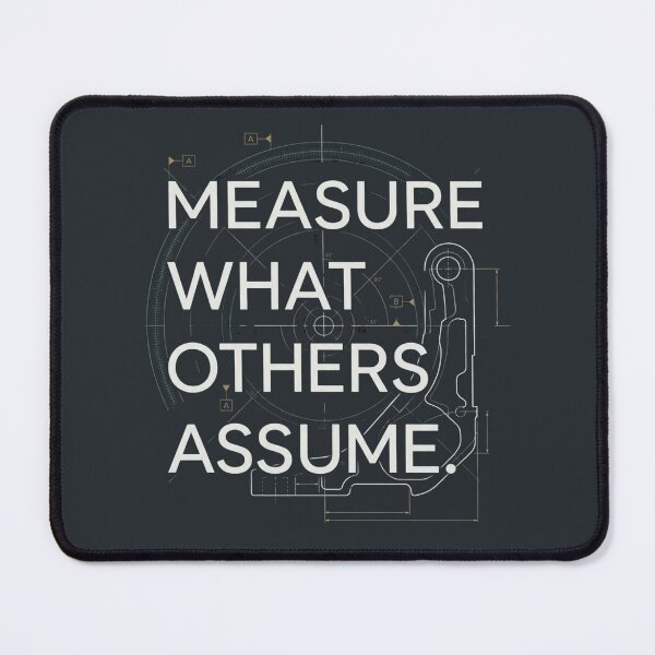 Item preview, Measure What Others Assume Metrology Engineer Measurement Design designed and sold by Amr Darwish Graphic designer.