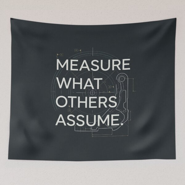 Item preview, Measure What Others Assume Metrology Engineer Measurement Design designed and sold by Amr Darwish Graphic designer.