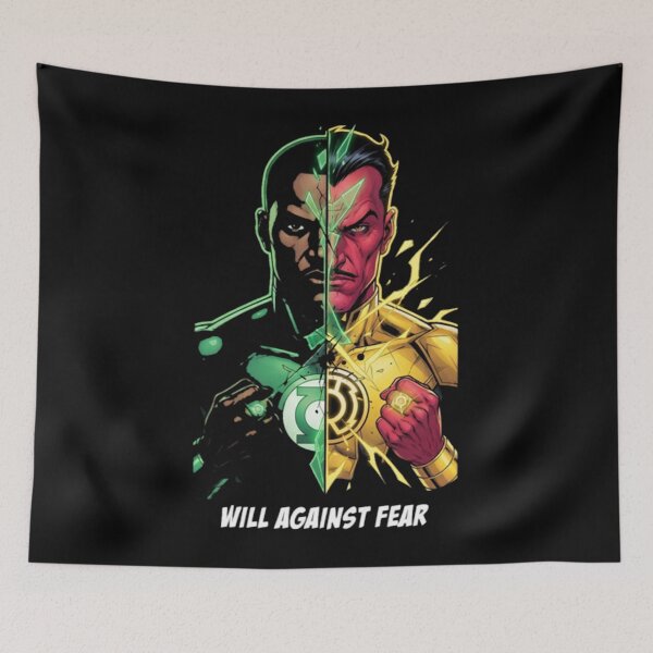 Artikelvorschau, Hal Jordan und Sinestro Green Lantern Ring entworfen und verkauft von hasungqy.