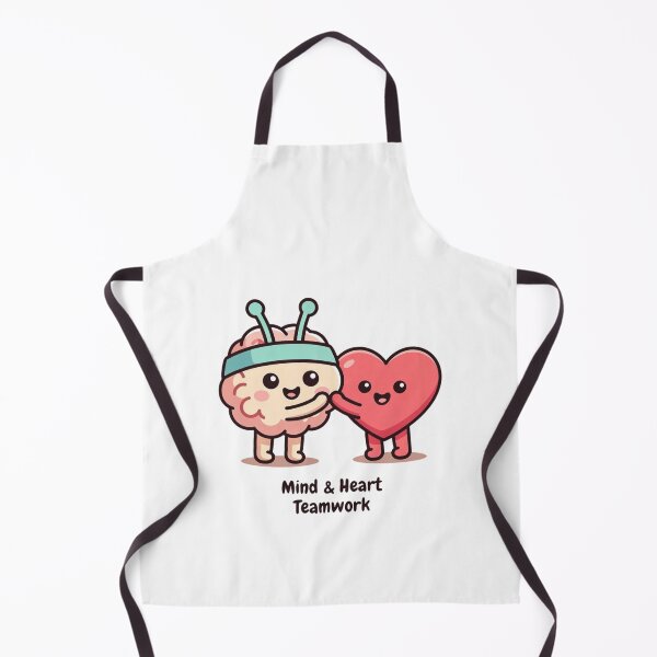 Item preview, Mind & Heart Teamwork – Cute Emotional Balance Shirt designed and sold by EcoArtTees.