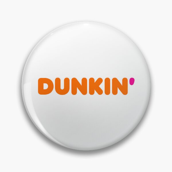 Artikelvorschau, Dunkin' Donuts-Logo in orangefarbener Schrift mit rosa Apostroph entworfen und verkauft von eather8.