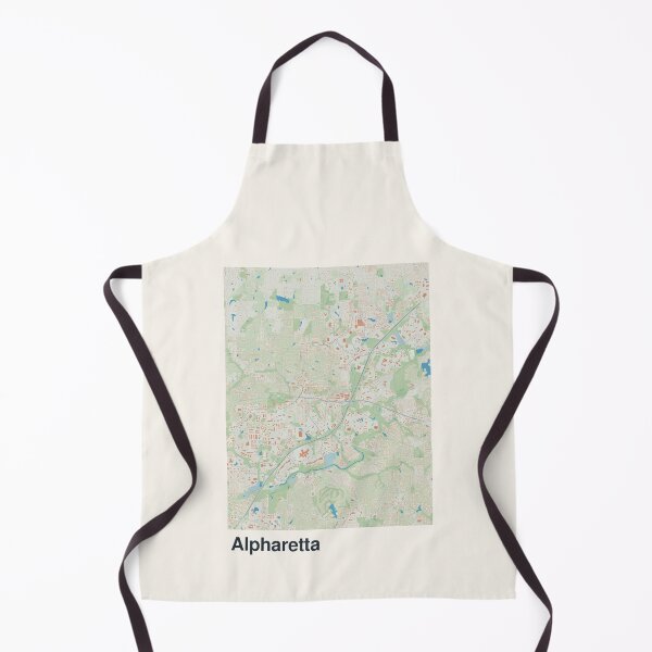 Item preview, Alpharetta Minimalistic Map Art designed and sold by MapsNerd.