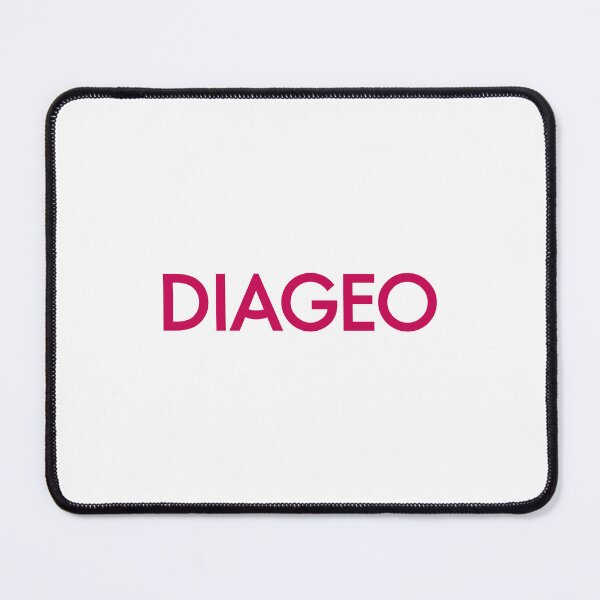 Item preview, Diageo Logo in Magenta Uppercase Lettering on White Background designed and sold by eather8.