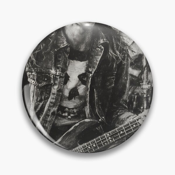 Item preview, Cliff Burton Digital Charcoal Bassist designed and sold by CarolLope.