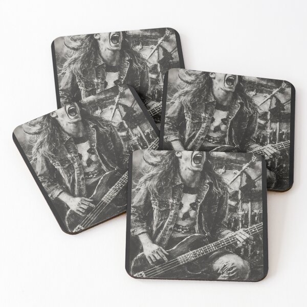Item preview, Cliff Burton Digital Charcoal Bassist designed and sold by CarolLope.