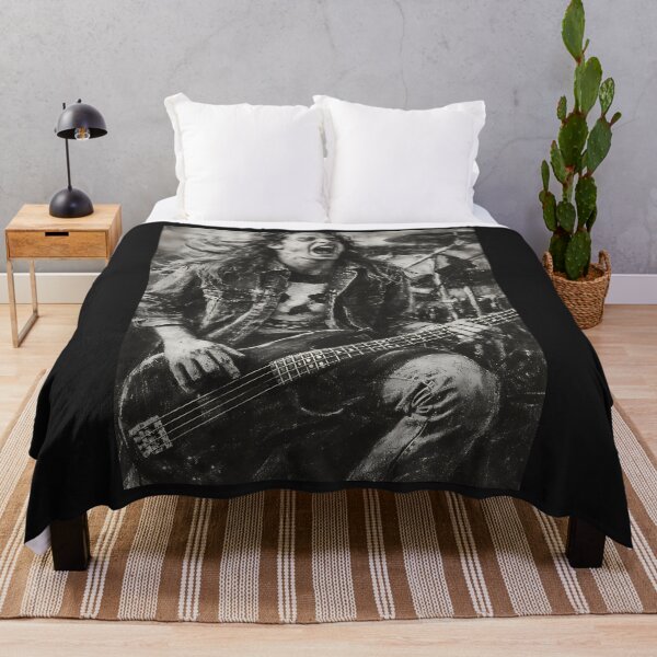 Item preview, Cliff Burton Digital Charcoal Bassist designed and sold by CarolLope.