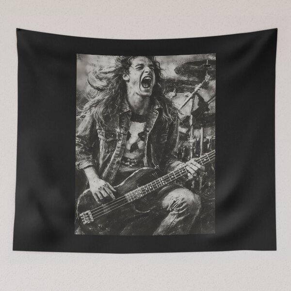 Artikelvorschau, Cliff Burton Digital Charcoal Bassist entworfen und verkauft von CarolLope.