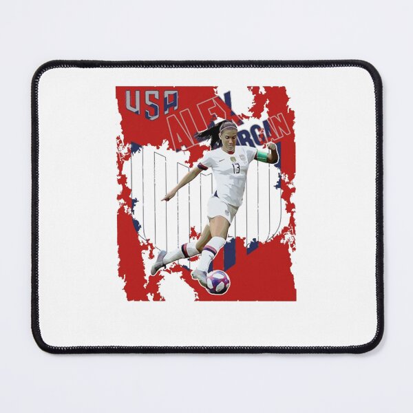 Item preview, Patriotic Soccer Player Action Dribble Painting designed and sold by LelahMorar5.