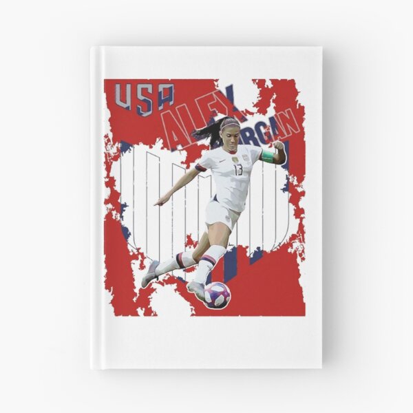 Item preview, Pintura de acción de regate de jugador de fútbol patriótico designed and sold by LelahMorar5.