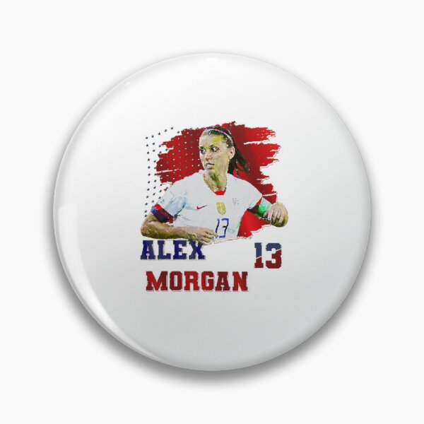 Item preview, Distressed Star Spangled Female Footballer Portrait designed and sold by LelahMorar5.