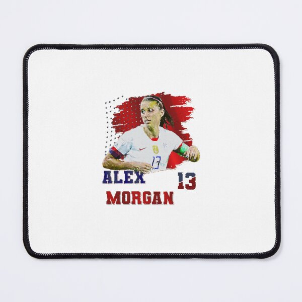 Item preview, Distressed Star Spangled Female Footballer Portrait designed and sold by LelahMorar5.