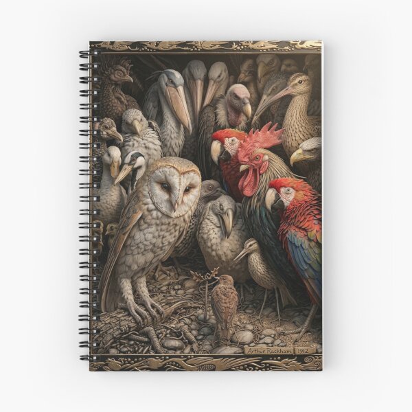 Item preview, Arthur Rackham - 'The Owl and the Birds' Aesop's Fables 3D re imagining  designed and sold by Vintage Designs +.