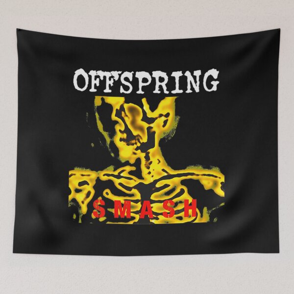 Item preview, The Offsprings Smashs Flaming Skeleton designed and sold by CarolLope.