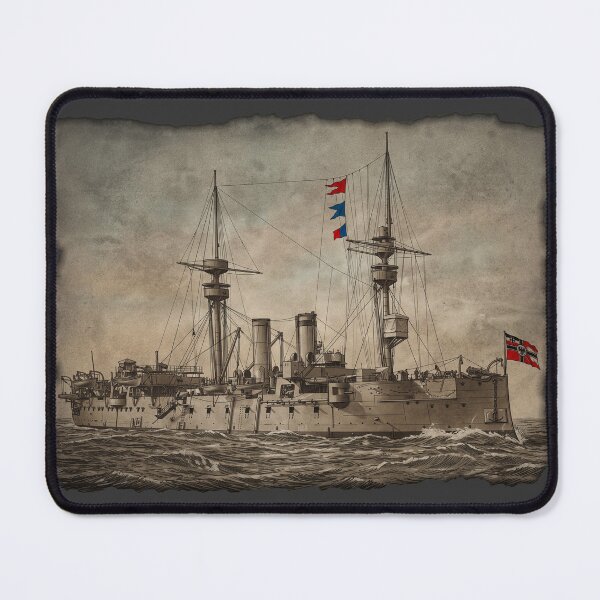 Item preview, German Battleship König Wilhelm Print: Imperial Steel designed and sold by FreiherrPK.