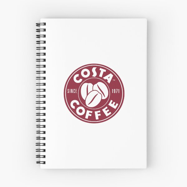 Item preview, Costa Coffee Circular Logo with Coffee Beans on Burgundy Background Since 1971 designed and sold by eather8.