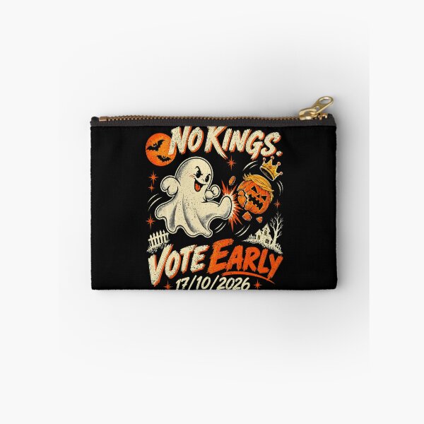 Item preview, No Kings Vote Early 17 10 2026 Ghost Kicking Trumpkin Halloween  designed and sold by watanabeee.