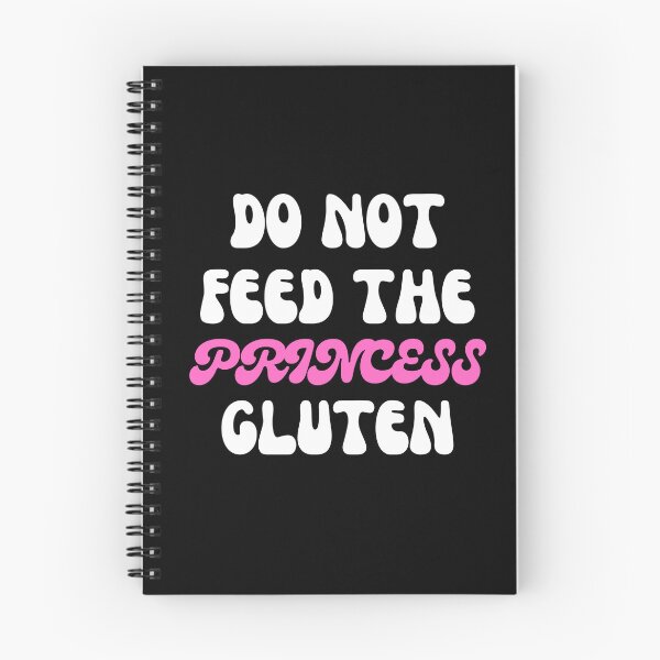 Item preview, Do Not Feed The Princess Gluten White and Pink Font Funny Celiac Disease Meme designed and sold by kristy1003.