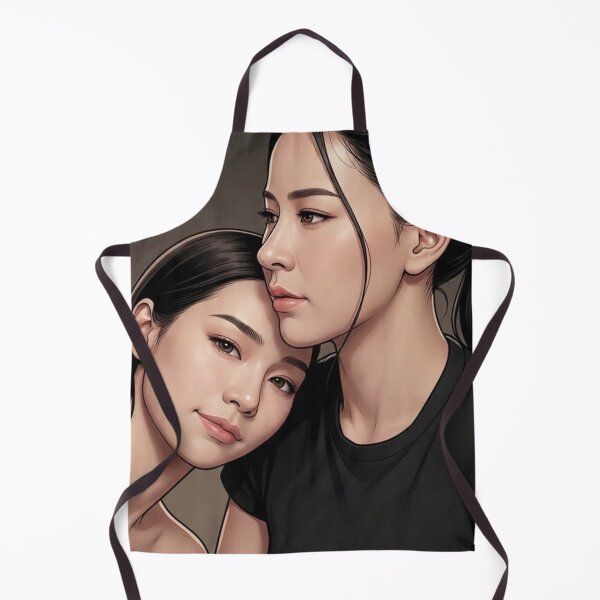 Item preview, BS PT BinOon Comfort Khom Sapphic Thai GL Kdrama Actress LGBTQ+ Cartoon Art Wall Decor Comic Print Poster Shirt Cell designed and sold by Mind Space.