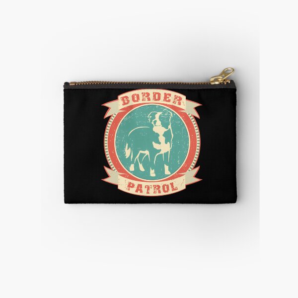 Item preview, Vintage Distressed Border Collie Dog Shield Emblem designed and sold by ThienCauYh.
