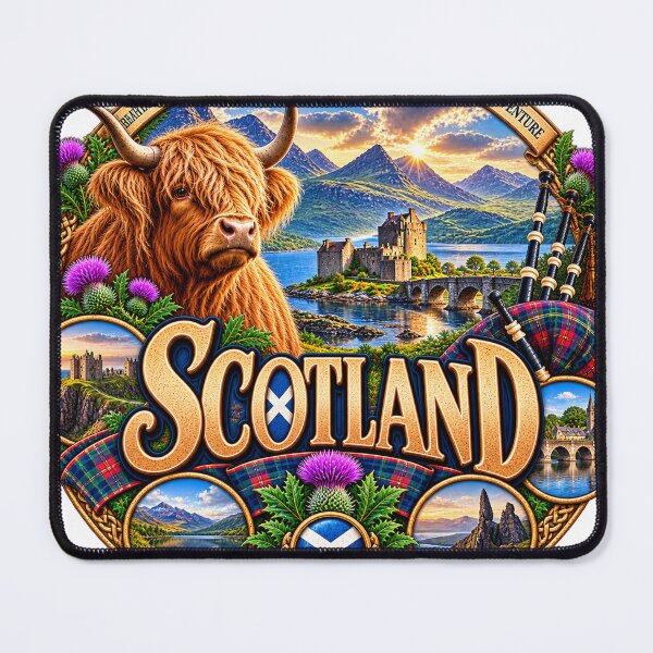 Item preview, Scotland – Highlands Castles & Highland Cow designed and sold by Wandervogel123.