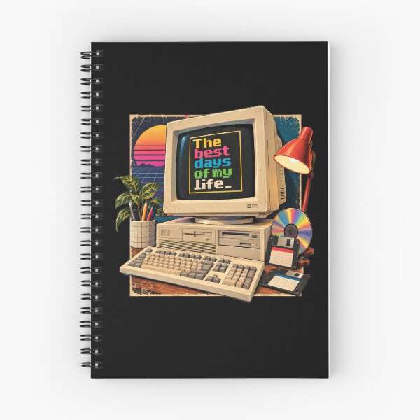 Item preview, The Best Days of My Life – Retro 80s Vintage Computer Nostalgia designed and sold by Art-Zora.