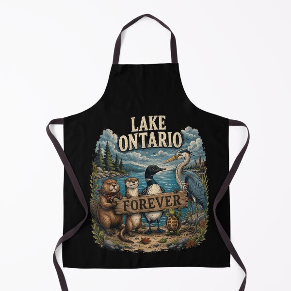 Item preview, Lake Ontario Forever Animals Flag Funny Anti Lake America designed and sold by StanaLuis.