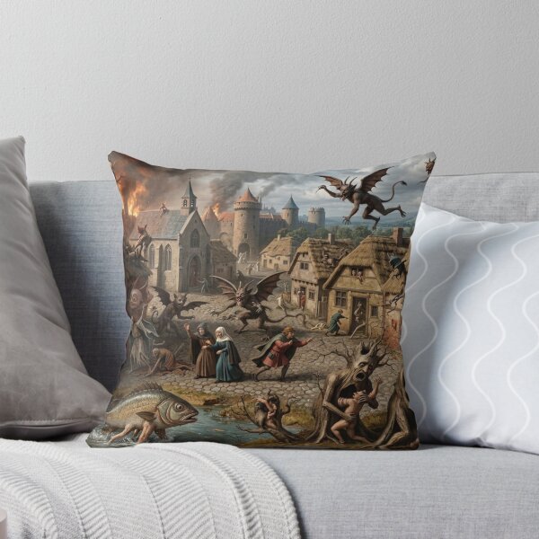 Item preview, Supernatural Horror after Hieronymus Bosch and Pieter Bruegel Poster designed and sold by Vintage Designs +.
