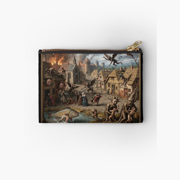 Item preview, Supernatural Horror after Hieronymus Bosch and Pieter Bruegel Poster designed and sold by Vintage Designs +.