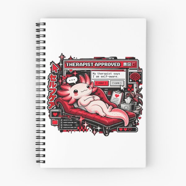 Item preview, Therapist Approved - Funny Therapy Axolotl Self Aware designed and sold by Visual Dept..