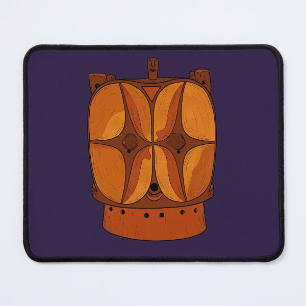 Item preview, African Bembe Mask Print: Alunga Secret Society designed and sold by FreiherrPK.