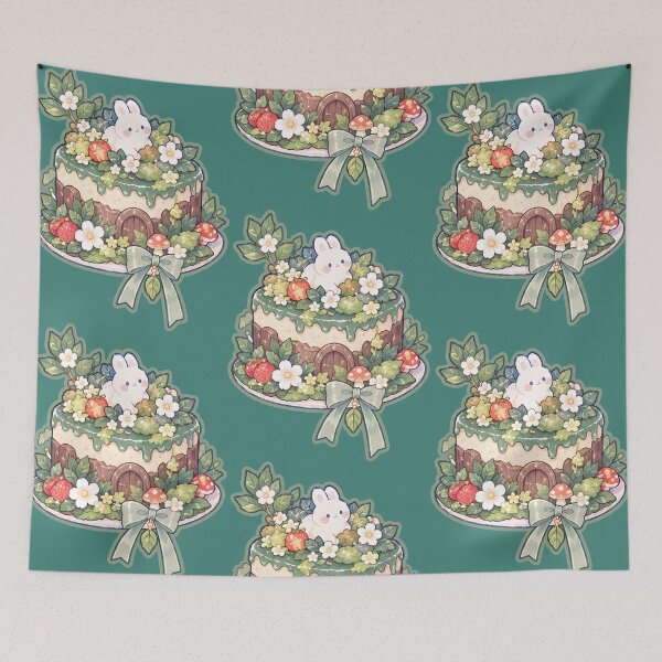 Aperçu de l'œuvre Gâteau cottage créée et vendue par Bumble Bear Boutique.