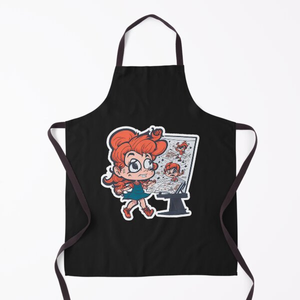 Item preview, Crazy Cartoonist Girl Abnormal Cartoon designed and sold by VickieMorgani.