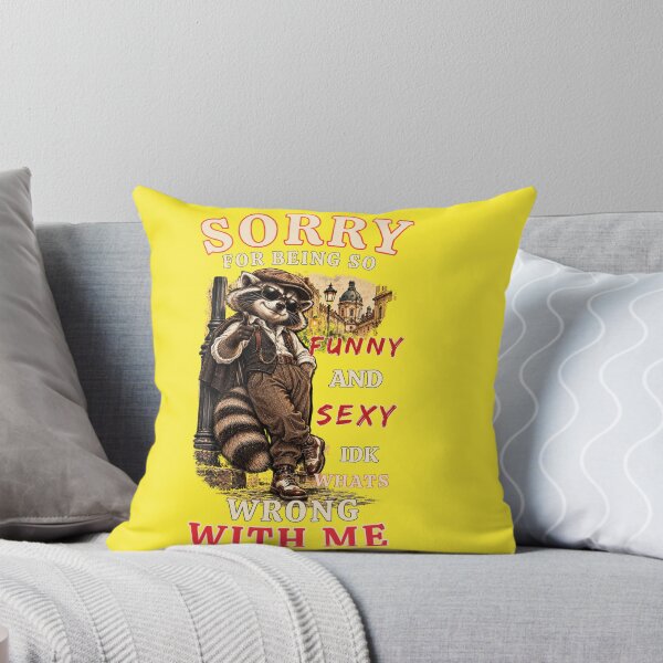 Item preview, Raccoon retro Sorry for Being So Funny and Sexy designed and sold by Creative-Sanc.