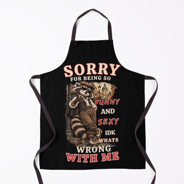 Item preview, Raccoon retro Sorry for Being So Funny and Sexy designed and sold by Creative-Sanc.