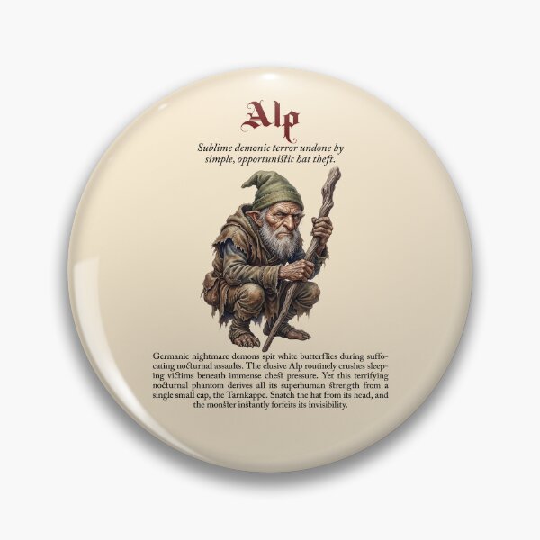 Item preview, Alp Print: The Bureaucracy of Sleep Paralysis designed and sold by FreiherrPK.