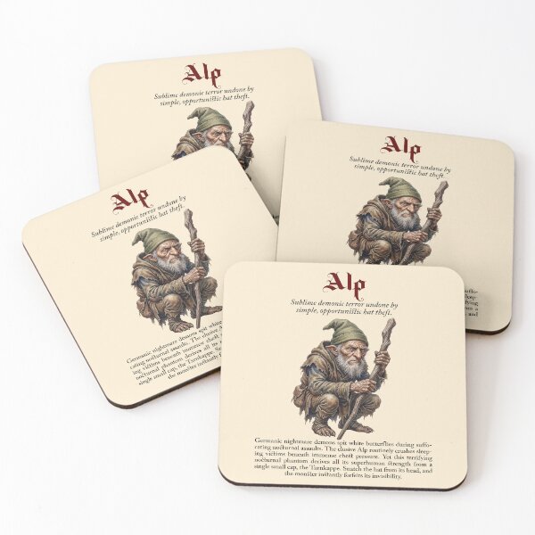 Item preview, Alp Print: The Bureaucracy of Sleep Paralysis designed and sold by FreiherrPK.