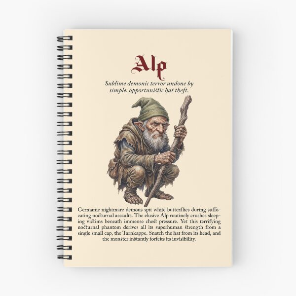 Item preview, Alp Print: The Bureaucracy of Sleep Paralysis designed and sold by FreiherrPK.