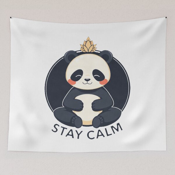 Item preview, Panda Zen Meditation Animal Art designed and sold by Arc2020.