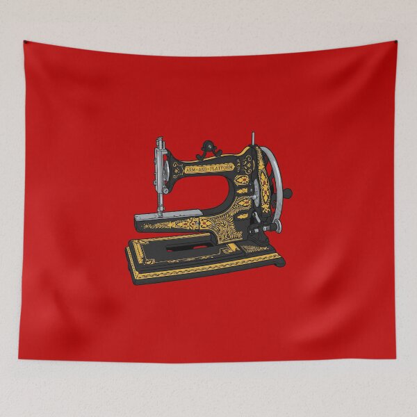 Item preview, 1870s Sewing Machine Print: Cast Iron Fiction designed and sold by FreiherrPK.