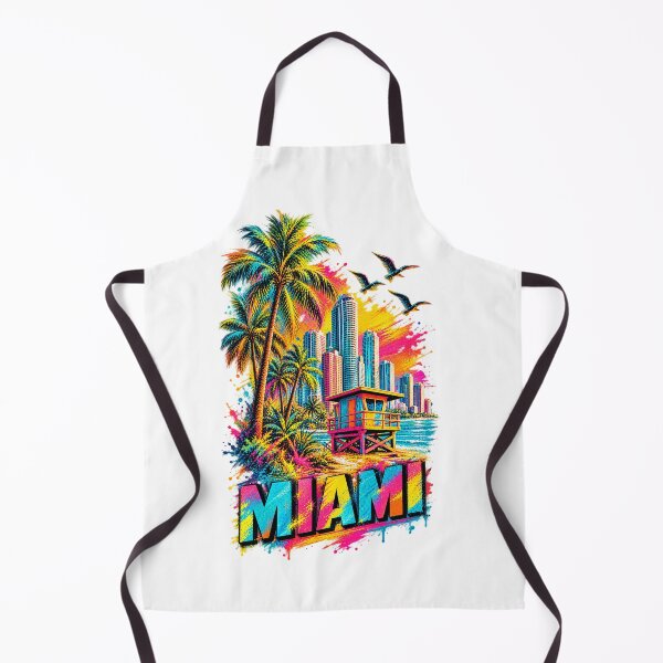 Item preview, Vintage Miami painting designed and sold by JOHN44ART.