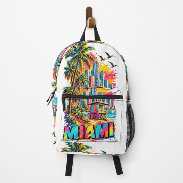 Item preview, Vintage Miami painting designed and sold by JOHN44ART.