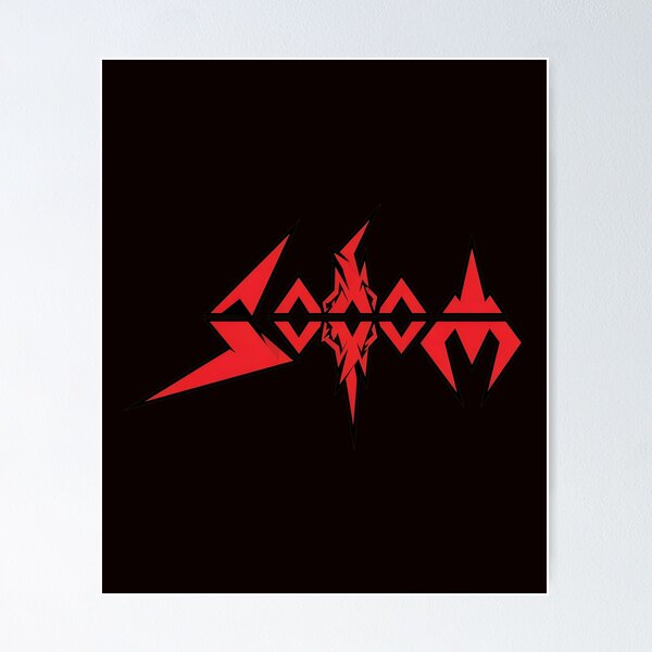 Item preview, Crimson Spiked Logo Band  designed and sold by Rockx5.