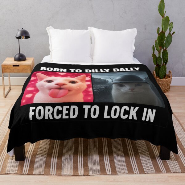 Item preview, Born To Dilly Dally Forced To Lock In designed and sold by unicorns-art.