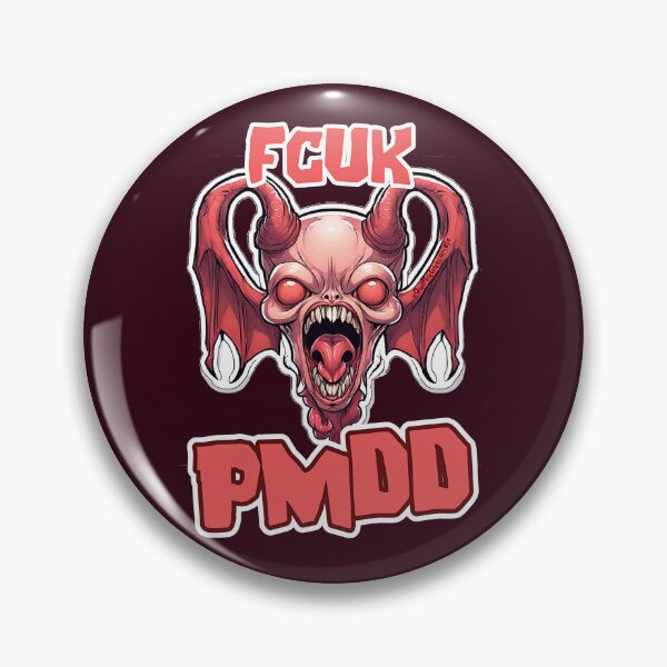 Item preview, FCUK PMDD Demon Uterus Scary Womb Horror designed and sold by QuirkyGuacamole.